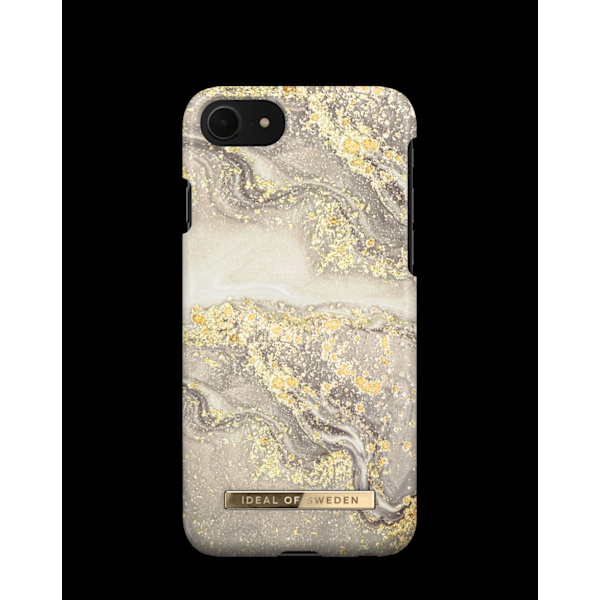 Printed Case iPhone 8 / 7 / 6 / 6S / SE Sparkle Greige Marble Grey