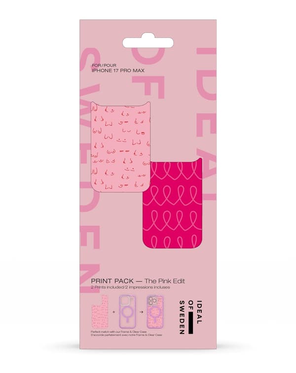 Print Pack iPhone 17 Pro Max The Pink Edit Pink
