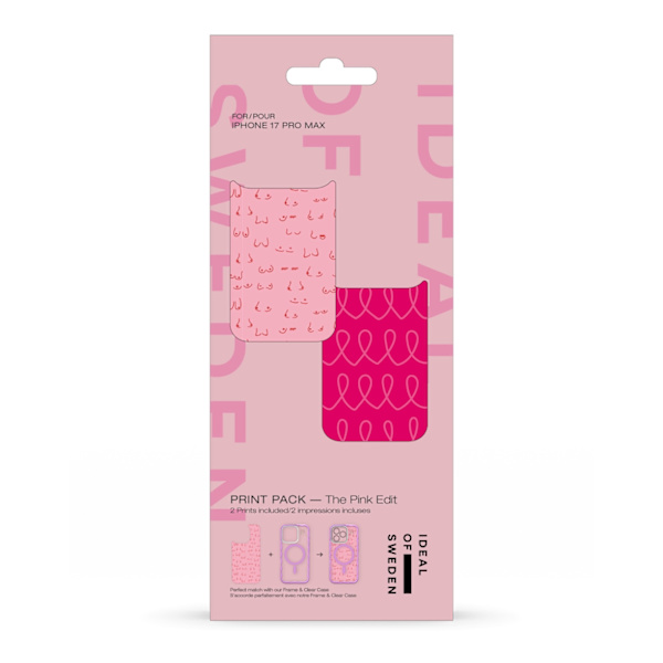 Print Pack iPhone 17 Pro Max The Pink Edit Rosa