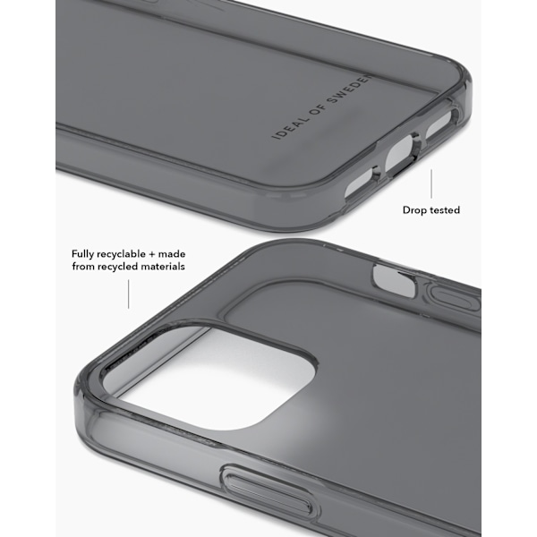 Clear Case iPhone 12 / 12 Pro Tinted Black Clear Case iPhone 12/12P Tinted Blac