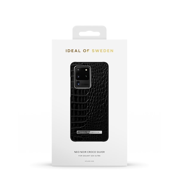 Atelier Case Galaxy S20 Ultra Neo Noir Croco Silver
