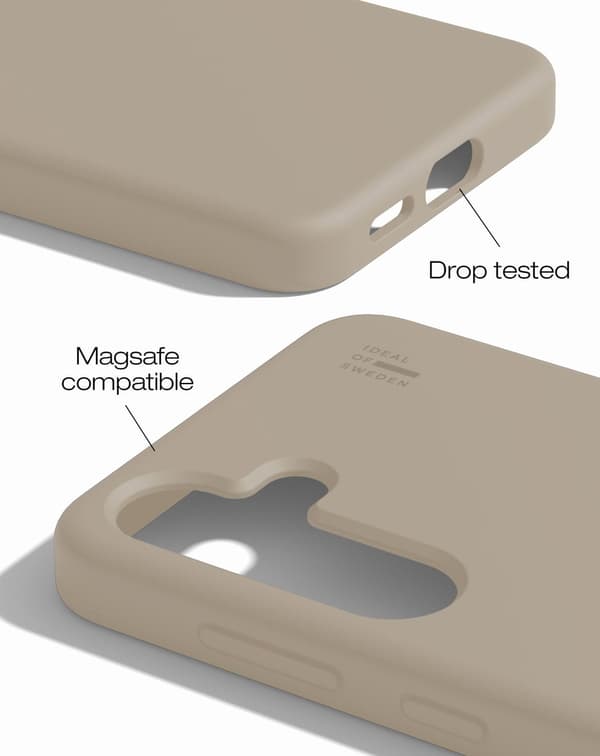 Silicone Case MagSafe Galaxy S24 Plus / S25 Plus Perfect Beige