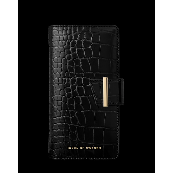 Cora Phone Wallet iPhone 13 Mini Jet Black Croco Black