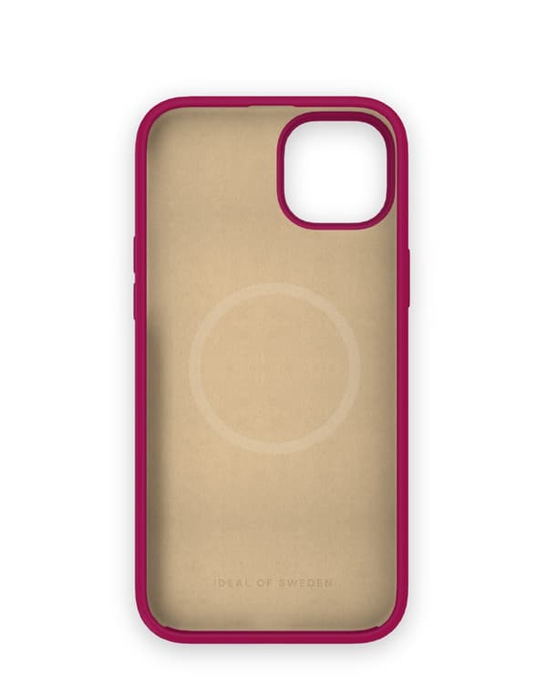 Silicone Case MagSafe iPhone 15 Plus Magenta Pink