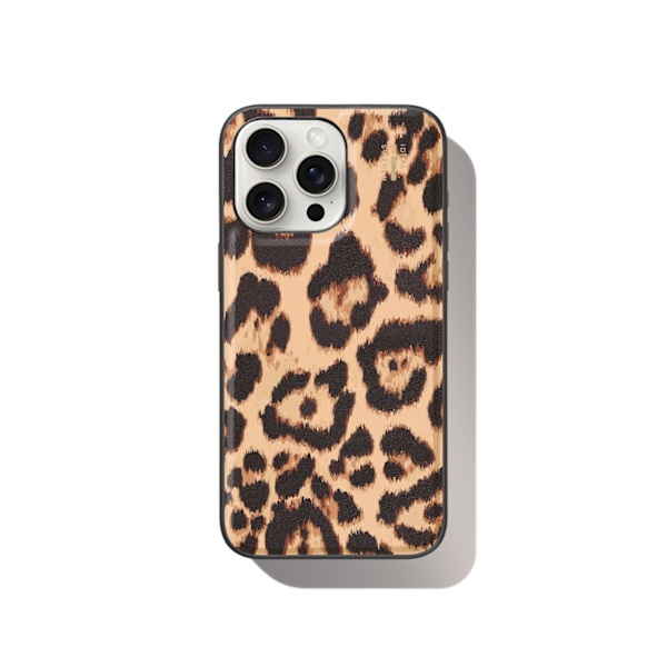 Vegan Leather Case MagSafe iPhone 15 Pro Max Timeless Leo Multicolor