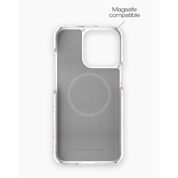 Printed Case MagSafe iPhone 14 Pro Floral Romance Transparent