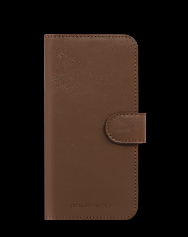 Magnet Wallet+ iPhone 15 Plus Dark Brown Brun