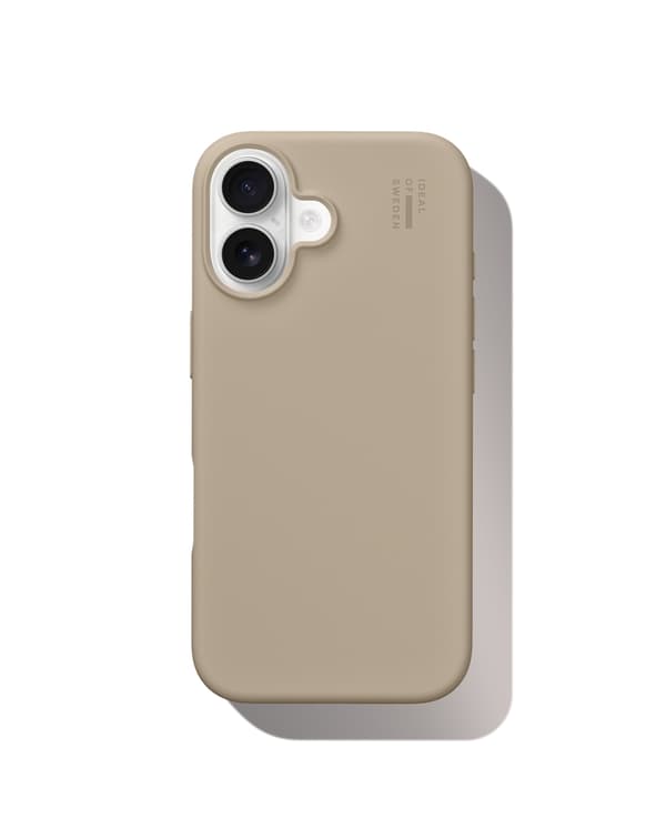 Silicone Case iPhone 16 Perfect Beige