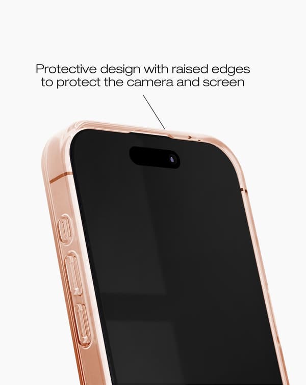 Clear Case iPhone 15 Pro Max Mocha Mousse Brown