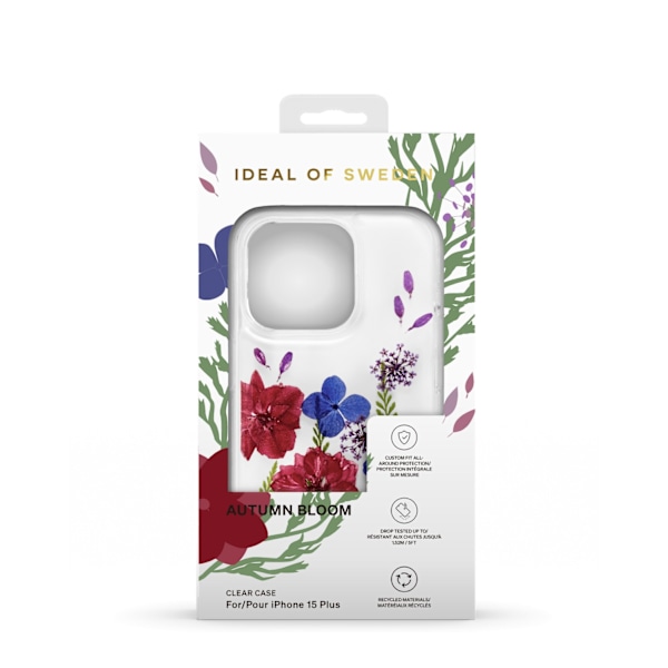 Clear Case iPhone 15 Plus Autumn Bloom Transparent