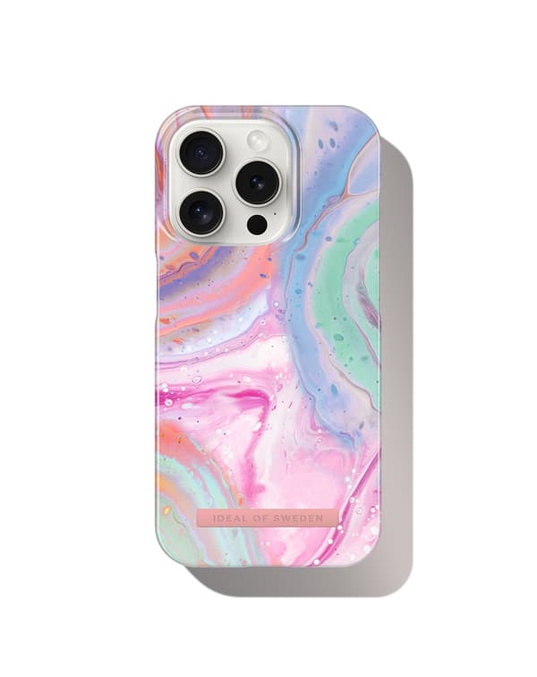 Printed Case iPhone 15 Pro Pastel Marble