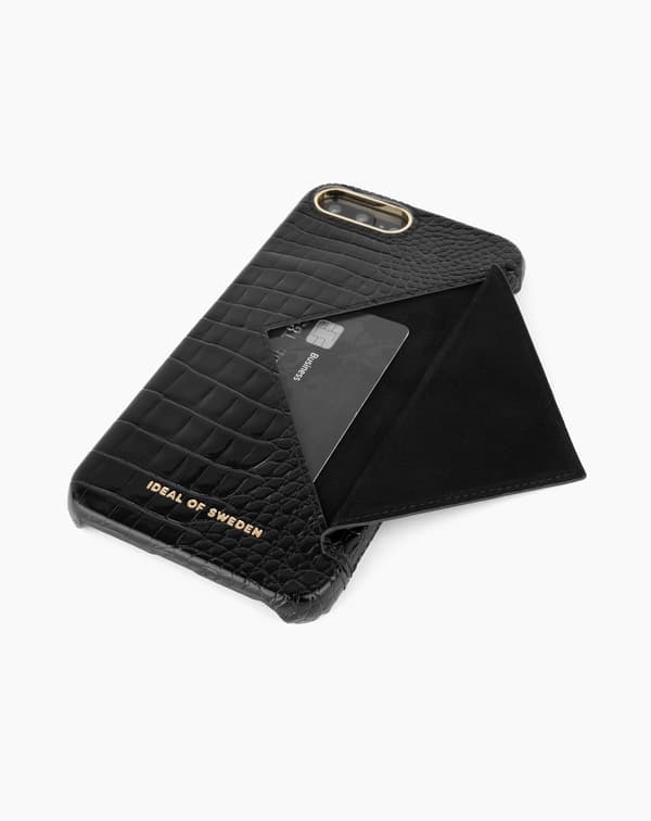 Statement Case iPhone 8 / 7 / 6 / 6S Plus Neo Noir Croco Black