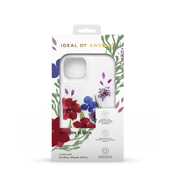 Clear Case iPhone 14 Pro Autumn Bloom Transparent