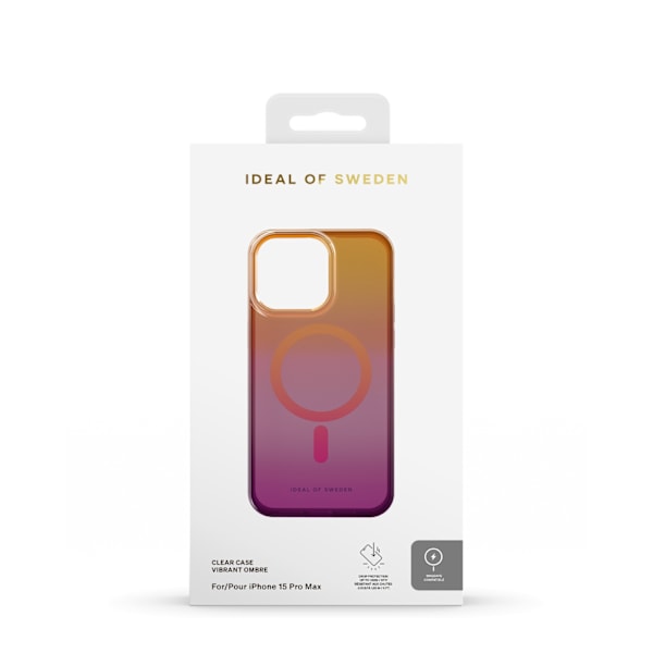 Clear Case MagSafe iPhone 15 Pro Max Vibrant Ombre Multicolor