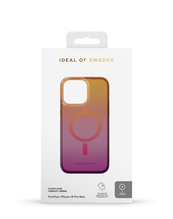 Clear Case MagSafe iPhone 14 Pro Max Vibrant Ombre MultiColor