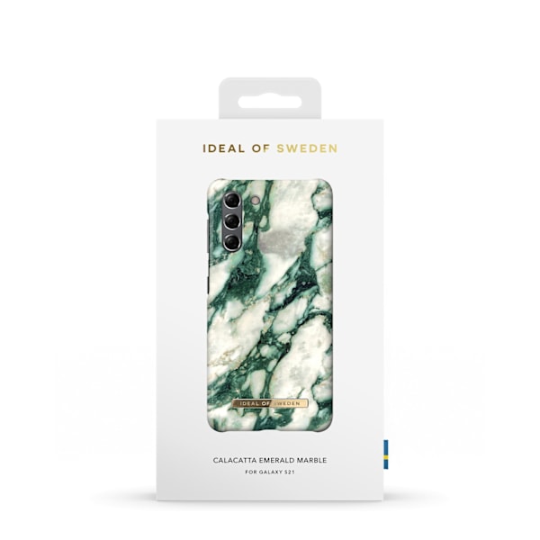 Printed Case Galaxy S21 Calacatta Emerald Marble