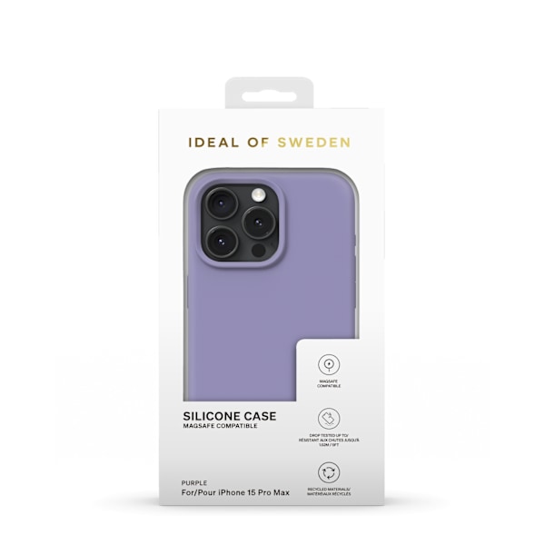 Silicone Case MagSafe iPhone 15 Pro Max Purple Lila