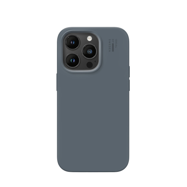 Silicone Case MagSafe iPhone 14 Pro Midnight Blue Blue
