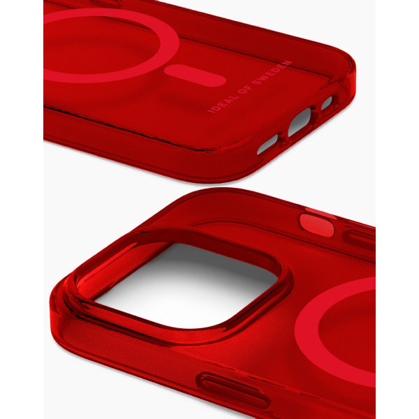 Clear Case MagSafe iPhone 14PM Radiant Red