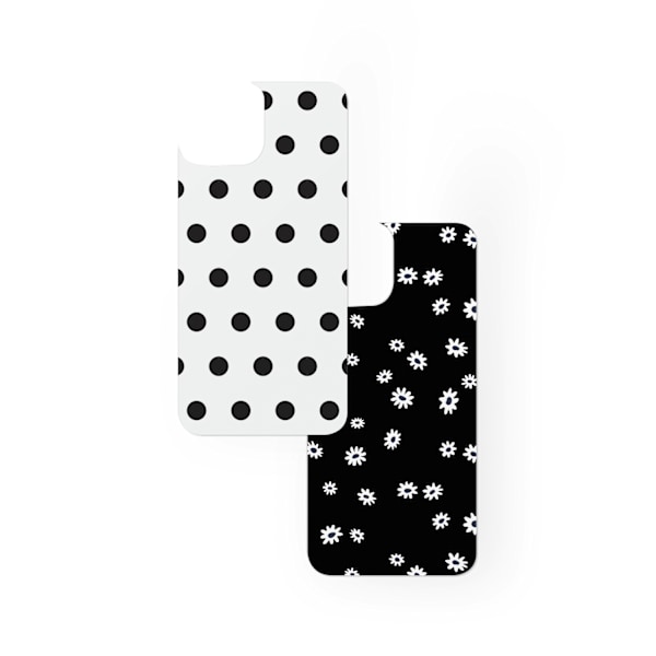 Print Pack iPhone 12 / 12 Pro / 13 / 14 / 15 / 16e Ecru Noir Black