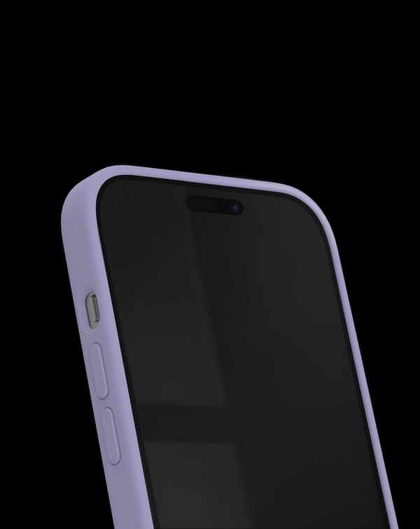 Silicone Case MagSafe iPhone 15 Plus Purple Lila