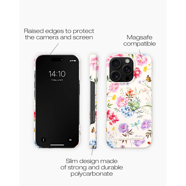 Printed Case MagSafe iPhone 16 Pro Max Forever Flower Multicolor