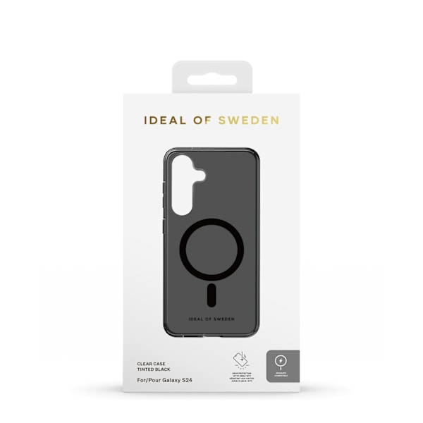 Clear Case MagSafe Galaxy S24 / S25 Tinted Black Svart