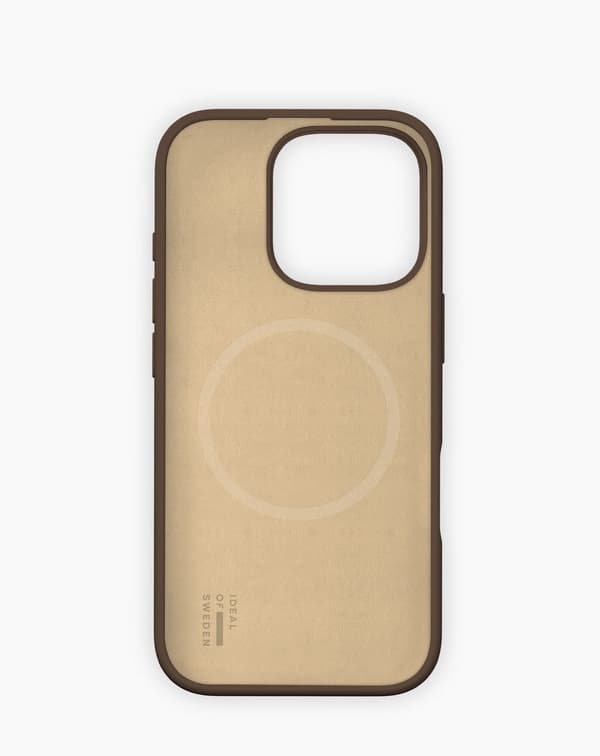 Silicone Case MagSafe iPhone 16 Pro Mocha Mousse Brun