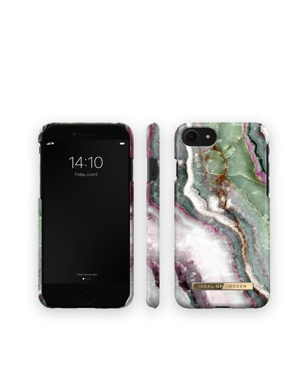 Printed Case iPhone 8 / 7 / 6 / 6S / SE Northern Lights Green