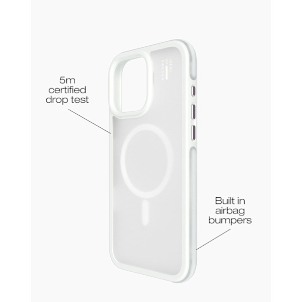 Ideal Bumper Case MagSafe iPhone 16 Pro Max Cloudy White
