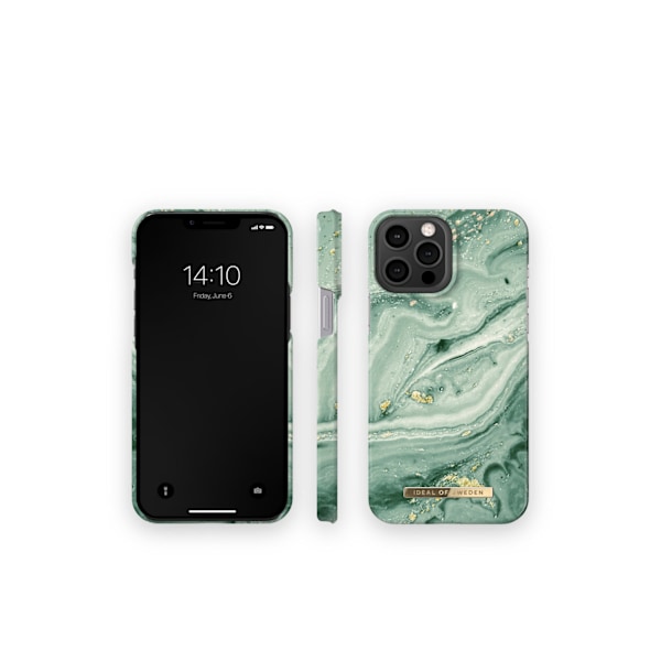 Printed Case iPhone 12 Pro Max / 13 Pro Max Mint Swirl Marble Green