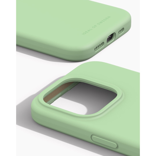 Silicone Case iPhone 15 Pro Mint Green