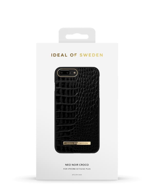Atelier Case iPhone 8 / 7 / 6 / 6S Plus Neo Noir Croco Black