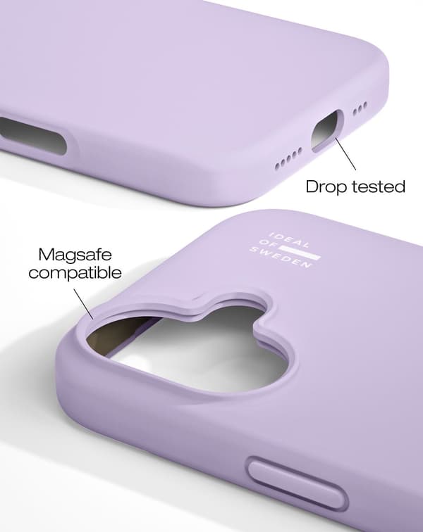 Silicone Case MagSafe iPhone 16 Lavender Milk