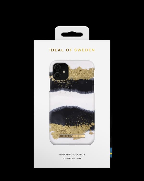 Printed Case iPhone 11 / XR Gleaming Licorice Black