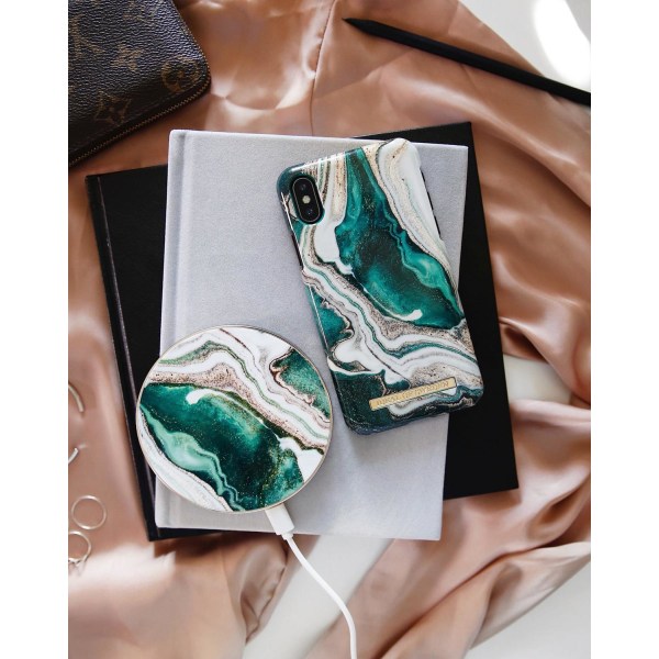 Printed Case iPhone Xs Max Golden Jade Marble