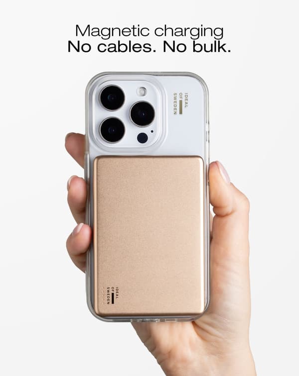 Slim Powerbank MagSafe 5000 mAh Gold
