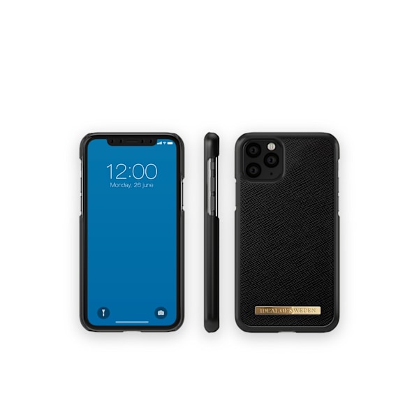 Saffiano Case iPhone 11 Pro / XS / X Black