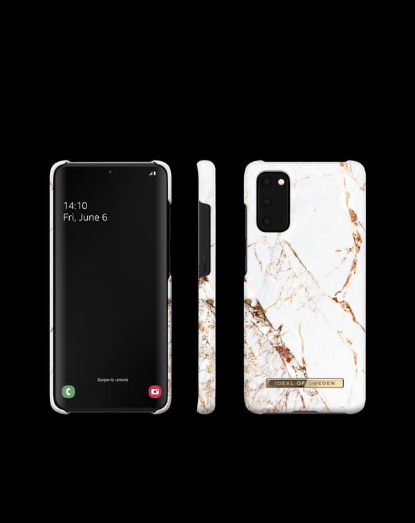 Printed Case Galaxy S20 Carrara Gold White