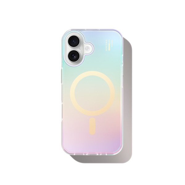 Clear Case MagSafe iPhone 17 Shimmer multifärg
