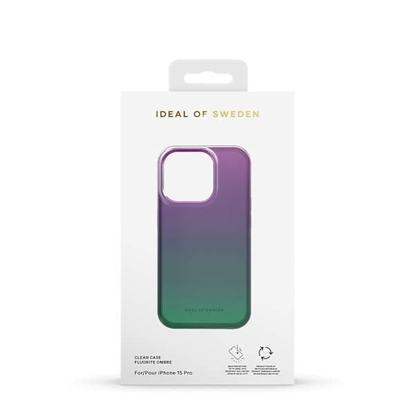 Clear Case iPhone 15 Pro Fluorite Ombre Multicolor