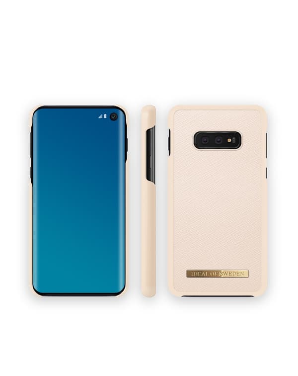 Saffiano Case Galaxy S10E Beige