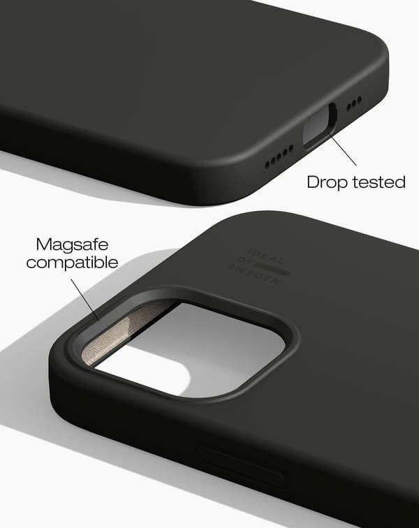 Silicone Case MagSafe iPhone 12 / 12 Pro Black Black