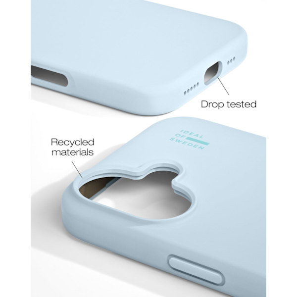 Silicone Case iPhone 17 Light Blue Blå