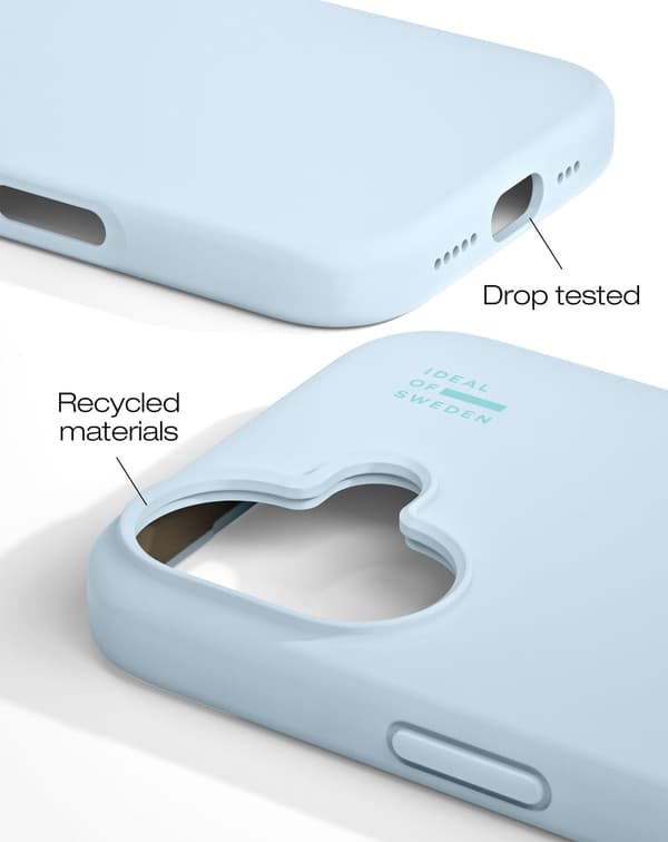 Silicone Case iPhone 17 Light Blue Blue