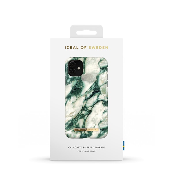 Printed Case iPhone 11 / XR Calacatta Emerald Marble