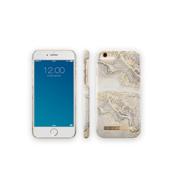 Printed Case iPhone 8 / 7 / 6 / 6S / SE Sparkle Greige Marble