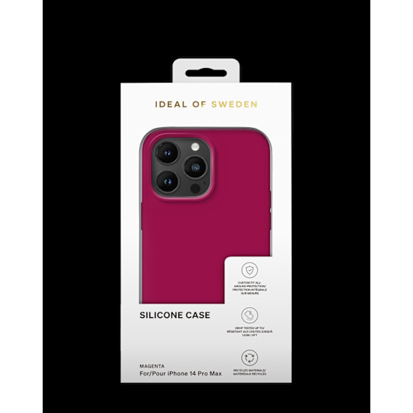 Silicone Case iPhone 14 Pro Max Magenta Pink