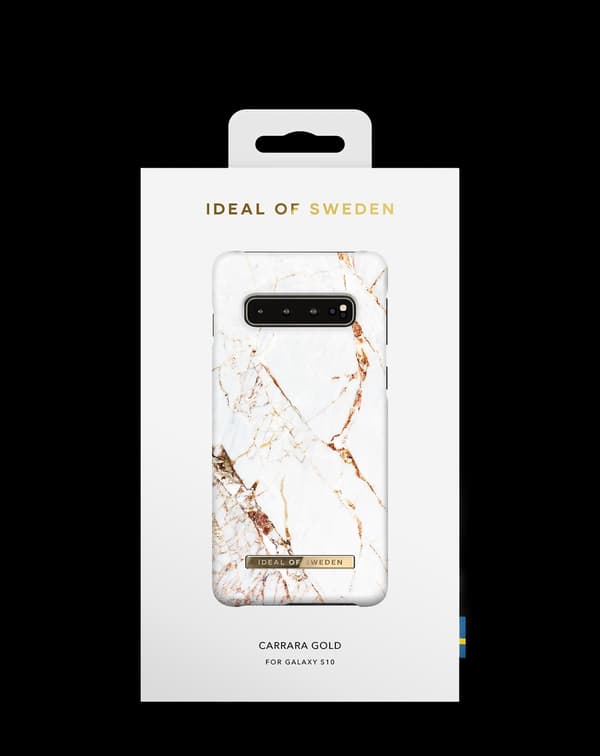 Printed Case Galaxy S10 Carrara Gold