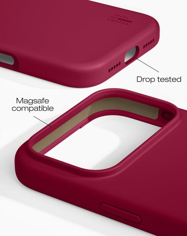 Silicone Case MagSafe iPhone 17 Pro Cranberry Lila